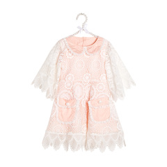 Wholesale Boutique Toddler Tunic Lace Dresses 