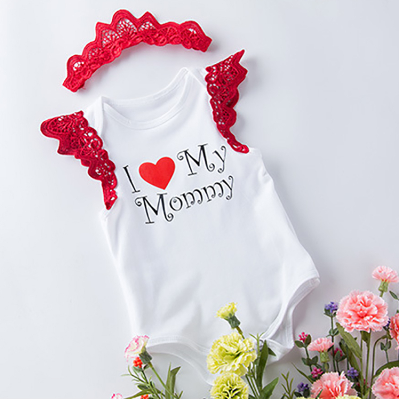 4th of July 100%cotton baby wings romper