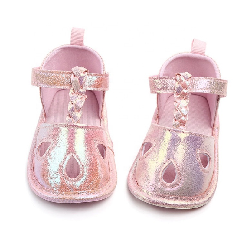 2021 latest designer inspired baby fashion bling shoes rope sandals