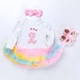 Wholesale Long Sleeve Baby Girl Birthday Outfit Dress With Baby Shoes And Headband Set