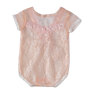 Newborn Flower Lace Romper Infant Baby Girl Ruffled  Short Sleeveless Jumpsuit  clothes