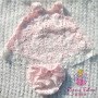 Wholesale Kids Summer Wear Lace Swing Top Matching Bloomer Clothing Set