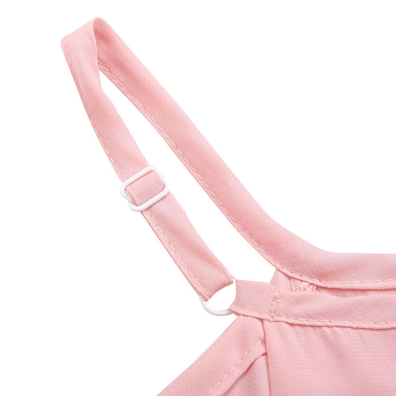 Latest design pink long sleeve cute ruffle straps  top for girl