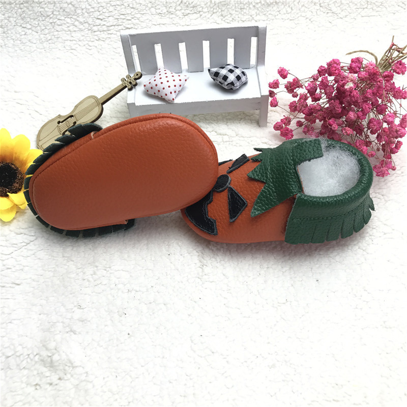 Halloween Pumpkin Cute Toddler Baby Girl Shoes