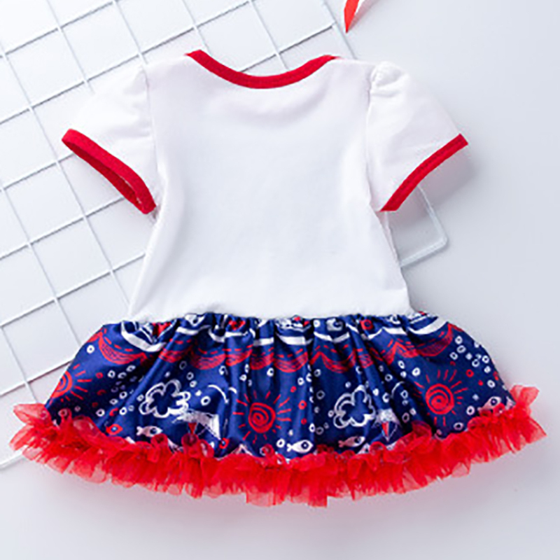 wholesale 4th of July baby romper legwarmers outfit