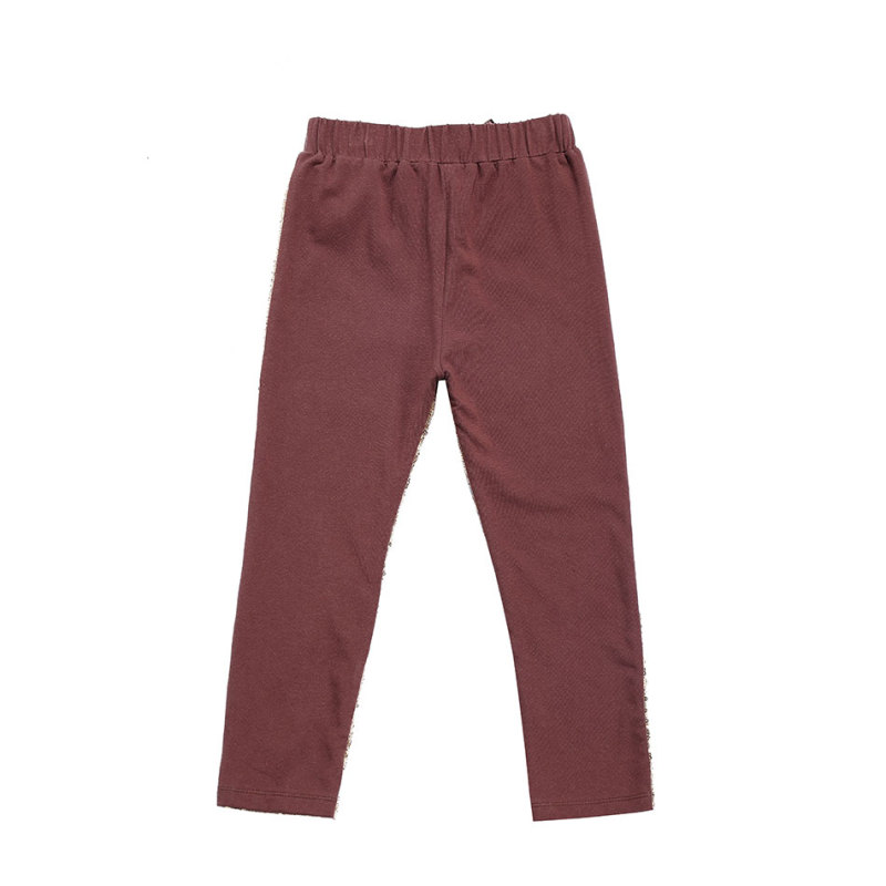 Wholesale Fashion Clothing  Long-Length Sequin Pants for Kids Girl