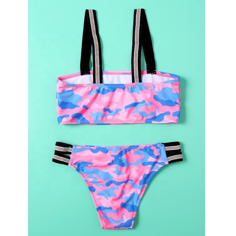 Vendor famous brand swimwear adjustable bikini bottoms camo swimwear