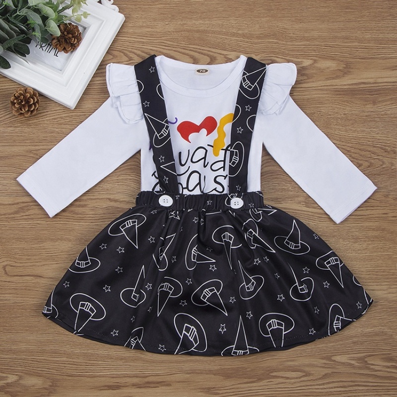 Factory halloween sequins stylish cartoon ruffles long flared pants costume kid