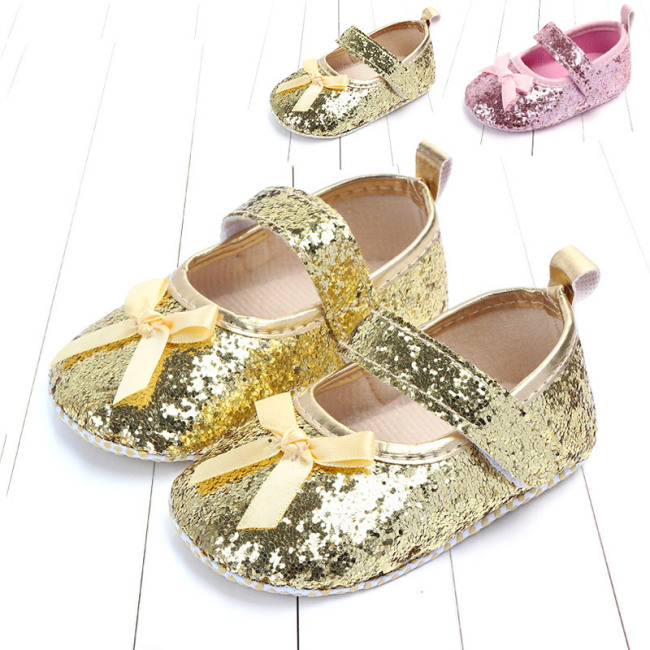 Wholesale Top Design Sweet New Born Baby Girl Shoes for Daily Wear