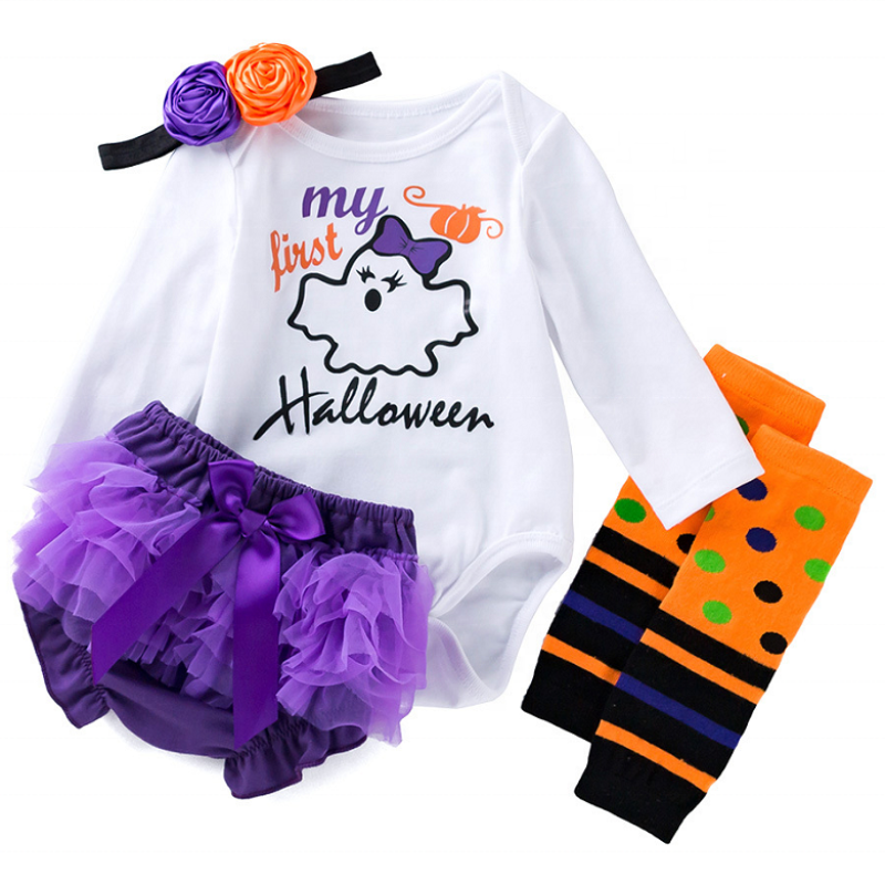 2021 fall breathable little girl boutique long sleeve bloomer clothing set