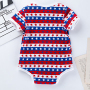4th of July baby girl outfit 3-6moths clothing sets