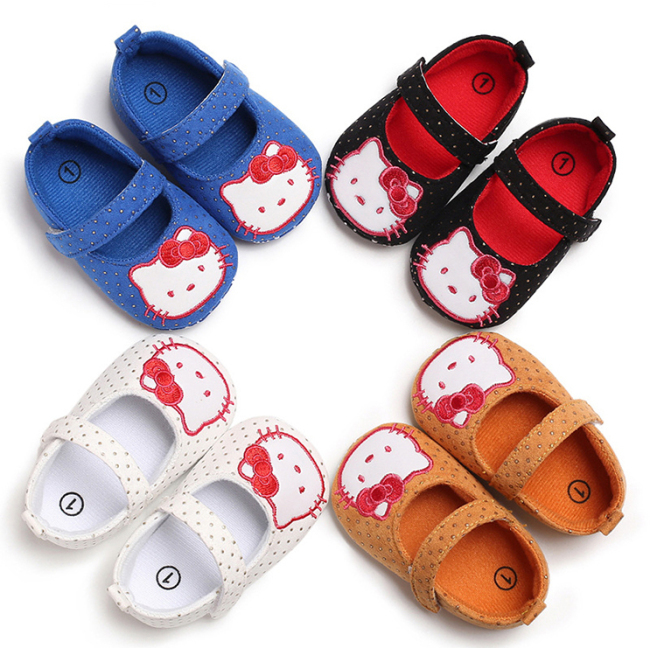 Wholesale Top Design Sweet New Born Baby Girl Shoes for Daily Wear
