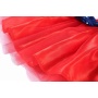 Wholesale Baby Girl Colorful Fluffy Pettiskirts Patriotic Chiffon Tutu 4th of July Princess Skirts