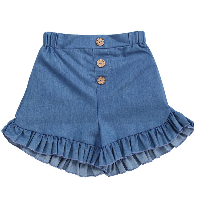 KAPU casual babi denim kid baby girl jean shorts girl bloomer shorts