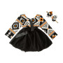 Wholesale Cotton Baby Girl Boutique Dresses With Headband Set 