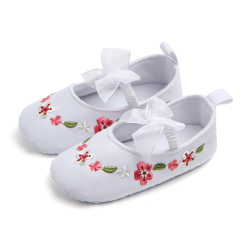 2019 Spring Fashion Boutique  Newborn Baby Girl Shoes  Embroidered Toddler Shoes For Gir
