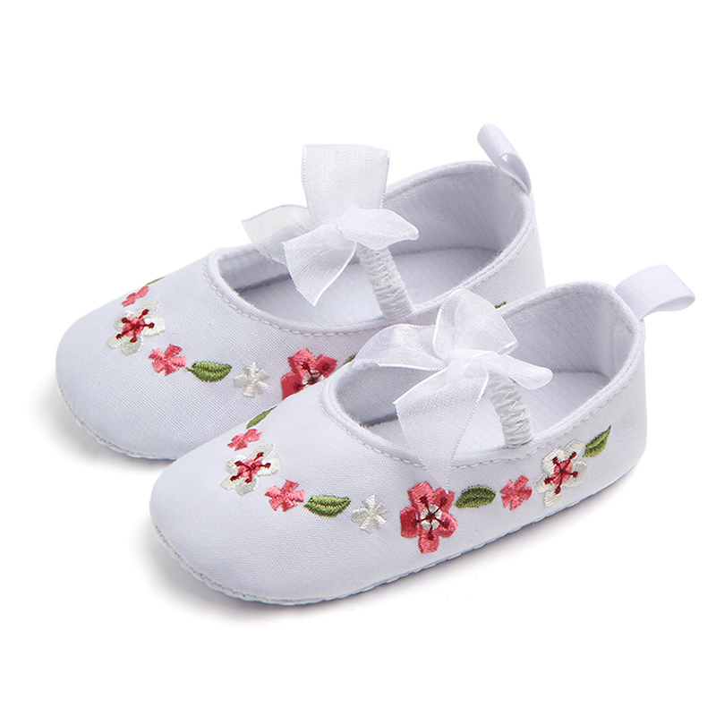 2019 Spring Fashion Boutique  Newborn Baby Girl Shoes  Embroidered Toddler Shoes For Gir