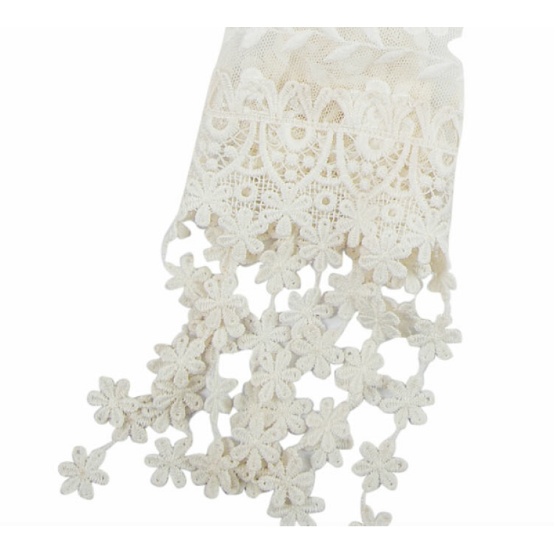 Wholesale 2018 Hot Sale Viscose Voile Scarf Fashion High Quality Fabric Cheap Long Ivory Lace Print Scarf