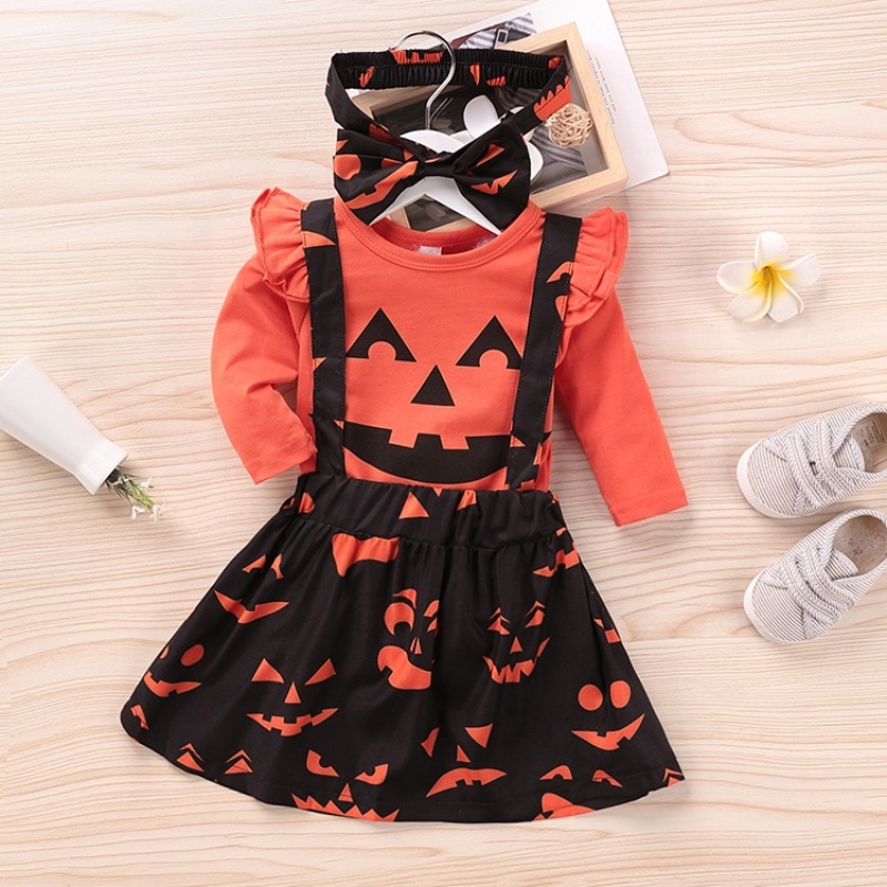 2021 trendy ruffle cartoon printed romper suspender dress