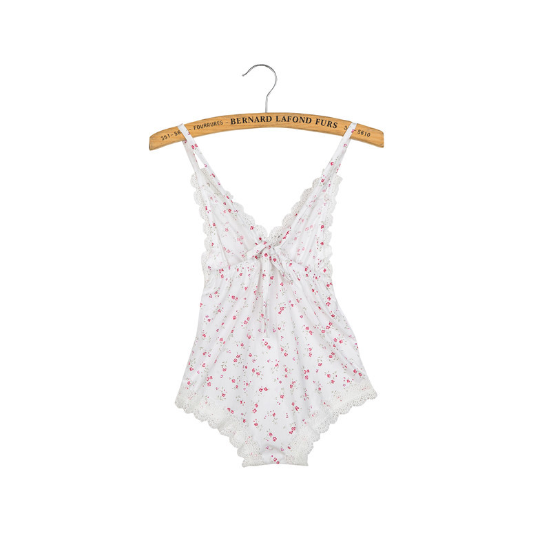 New products 2018 baby clothes vintage lace romper with high quality print