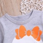 2021 wholesale cute baby girl fashion tops and pants halloween flare sleeve romper