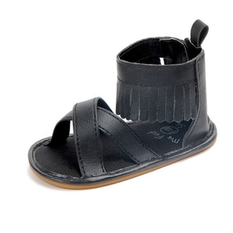 2021 newest trendy criss crossl tassel cover heel sandals