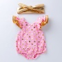 Summer infant toddlers clothing  100% cotton sequins baby clothes set gift
