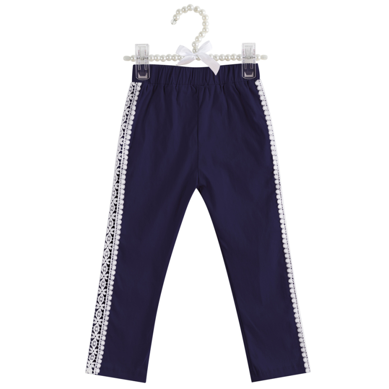 Boutique baby girl clothing long trousers lace sports pants kids cotton leggings