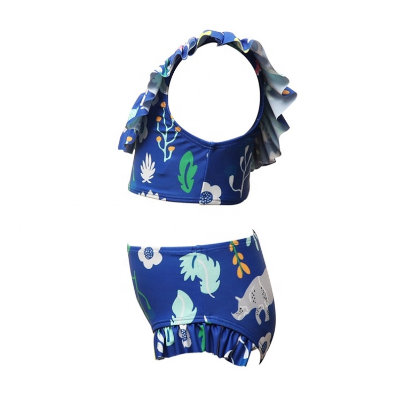 Swimwear trend 2021 backless  halter neck one piece swimsuit custom fruit bikini