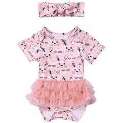 wholesale boutique baby clothes Easter infant baby romper