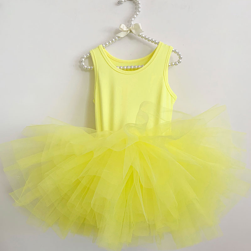 Wholesale Kids Ballet Tulle Dusty Pink Dance Tutu Dress For Girls