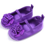Wholesale Vintage Luxury Velvet Suede Baby and Kids Party Princess Shoes for Girls