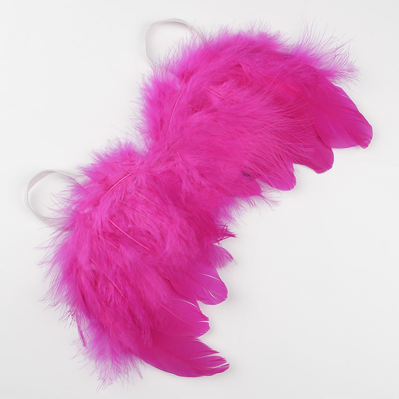White Newborn Baby Feather Fairy Angel Wings Photography Props