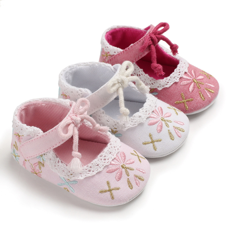 Manufactory Suppliers Boutique Fancy Breathable Baby Girls Summer Shoes and Sandals