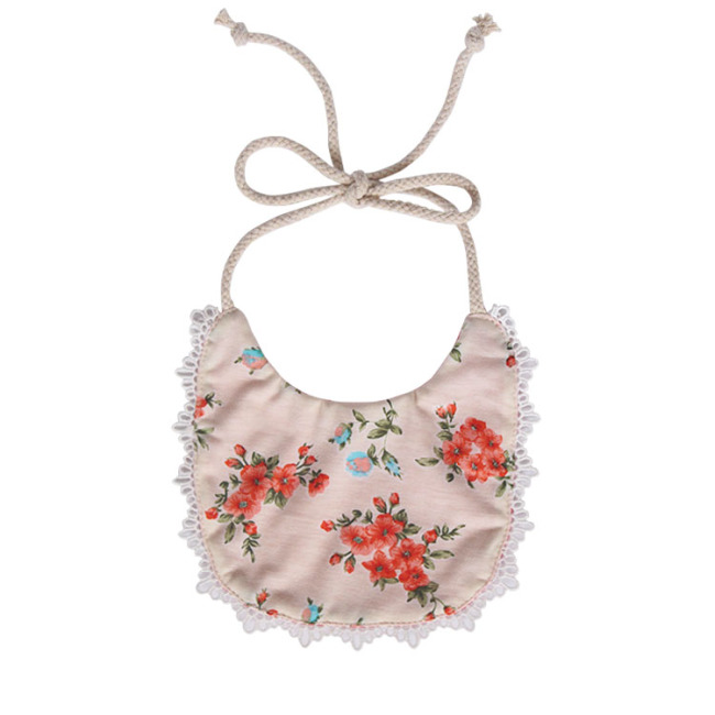 New trend hotsale safely double sided muslin baby cotton bandana bibs