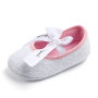 Wholesale Manufacture Newborn Cotton Baby Girl  Shoes Bow Princess Toddler Shoes