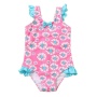 Designers swimwear arrivals little girls pink trendy swimsuit dress flamingo swimsuit
