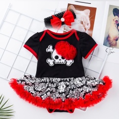 Halloween fancy creative baby clothes customized pettiskirt luxury clothes
