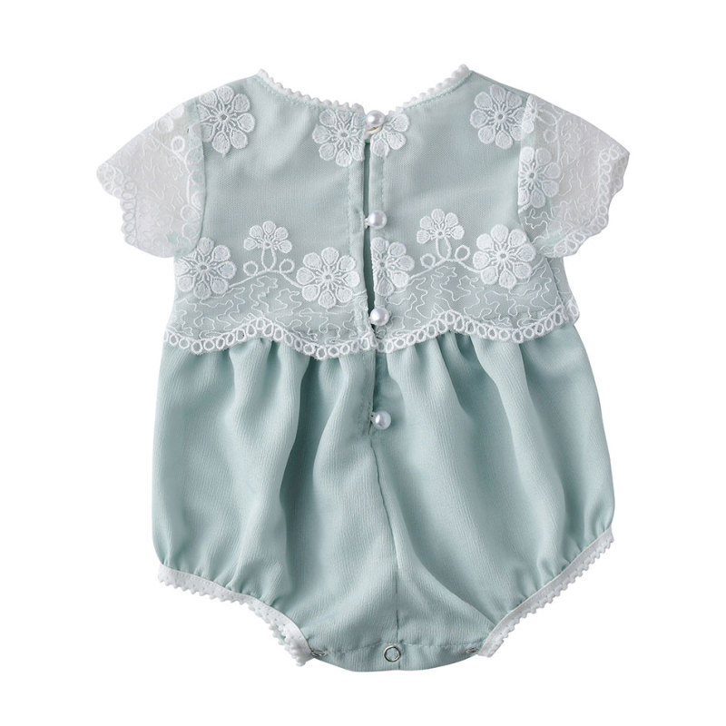 2019 Adorable bulk seersucker baby girl clothes romper  kids clothing