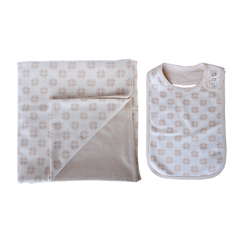 Super soft muslin bandana bibs set  newborn organic cotton baby blanket set