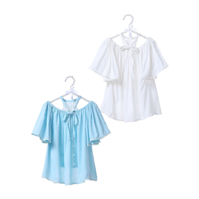 The best design for baby girl short sleeve multi solid color boutique kids clothing  top