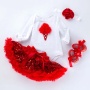 Wholesale High Quality Baby Boutique Girl Tutu Dress With Baby Shoes And Headband Outfit Set
