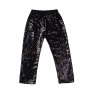 Children Girls Sparkly Sequin Leggings for Kids Dancewear, Disco or Hip Hop Pants