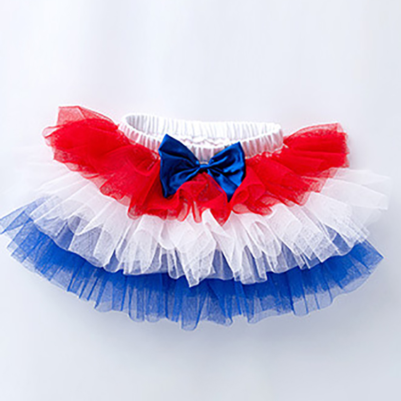 New fashion 4th of July cotton tuller tutus infant baby clothing set