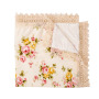 Wholesale White Embroider Cotton Baby Kid Lace Blanket For Months
