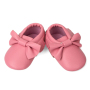 Wholesale solid color delicate bowknot baby girl shoes