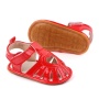 Fashion comfort cute leather baby shoes soft hollow sandals