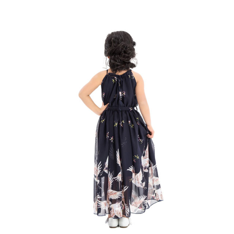 2018 Online Wholesale Lovely Design Party Chiffon Princess Children Girl Dress