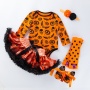 Halloween luxury 2021 girls tutus baby kid 1 year boutique sets