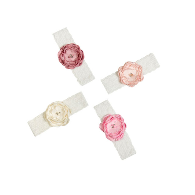 2018 Best seller baby girl lace flower baby headband